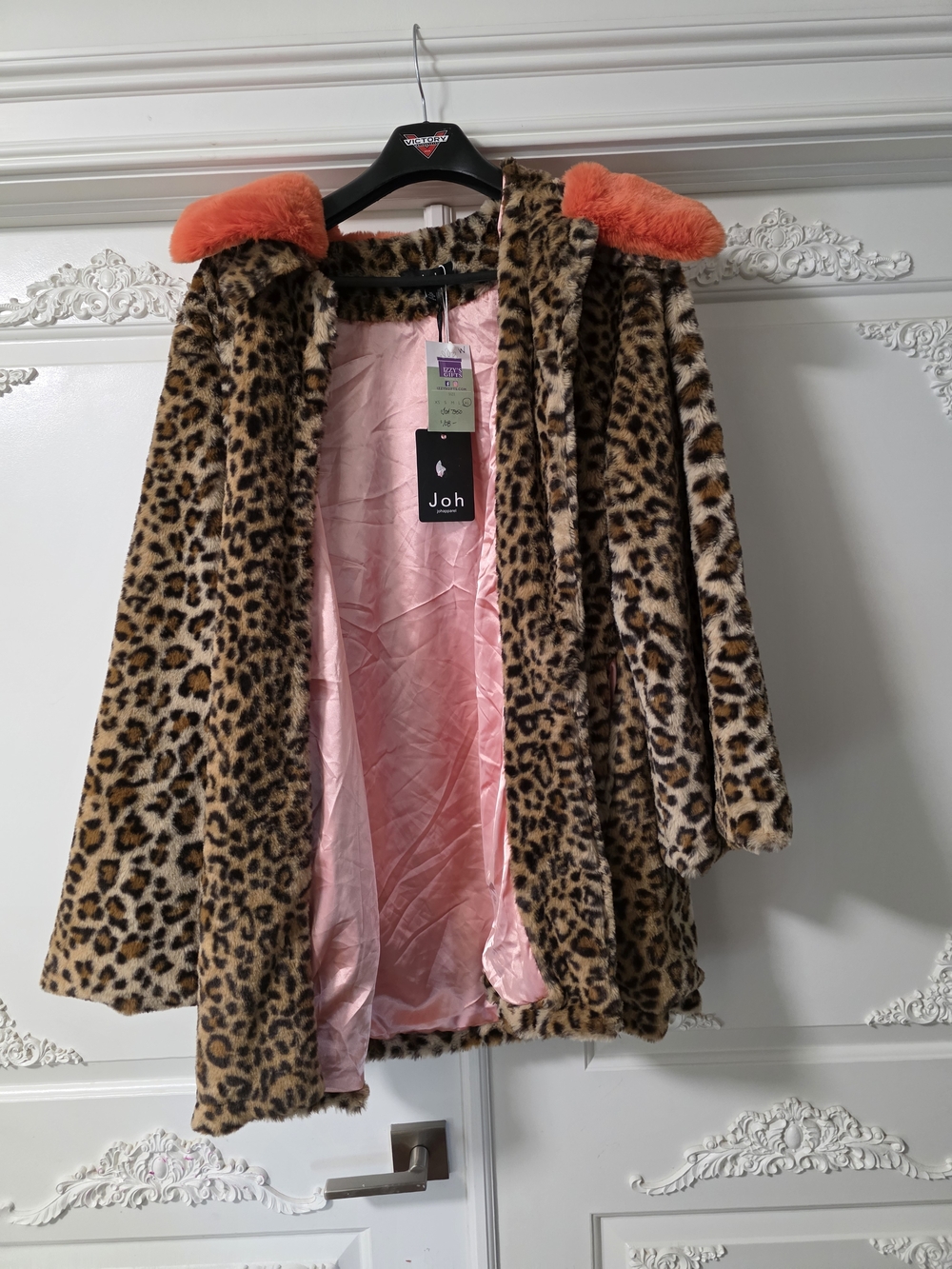 JOH  Leopard-Print Faux Fur